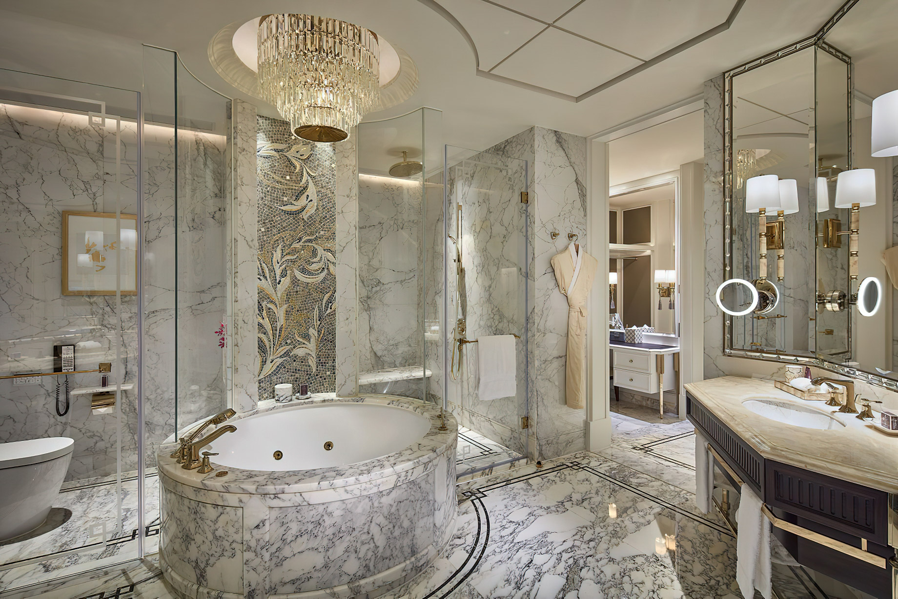 The Ritz-Carlton, Macau Hotel – Macau SAR, China – One Bedroom Sky Suite Bathroom
