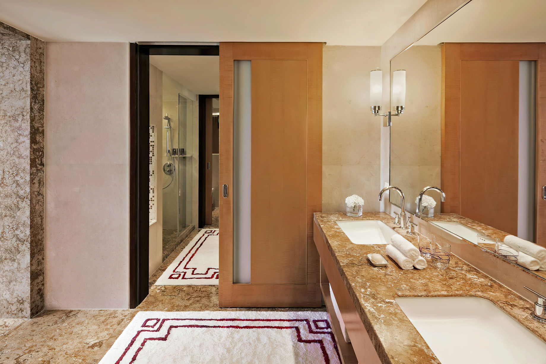 The Portman Ritz-Carlton, Shanghai Hotel – Shanghai, China – Two Bedroom Penthouse Suite Bathroom