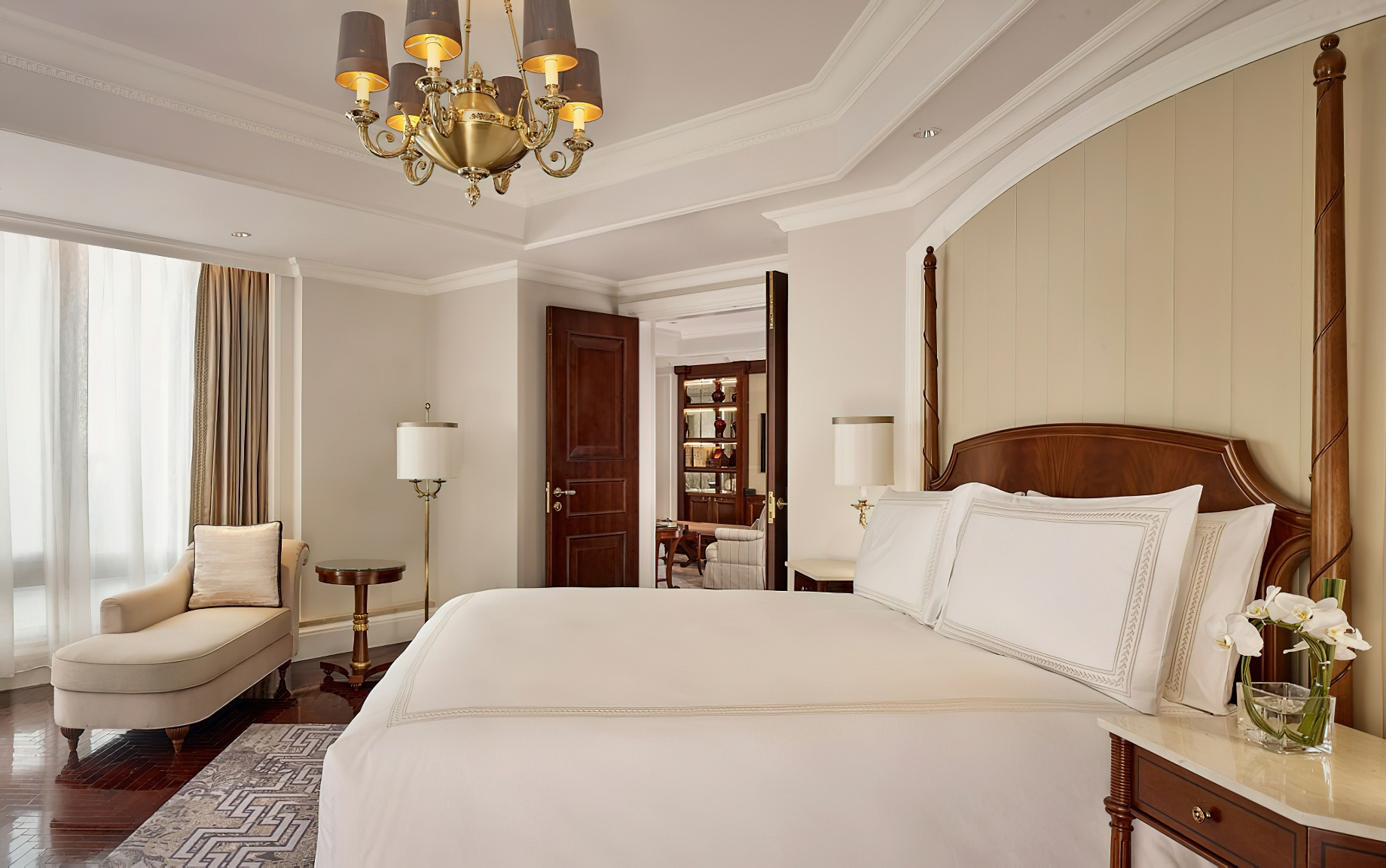 The Ritz-Carlton, Guangzhou Hotel – Guangzhou, China – Executive Club City View Suite Bedroom