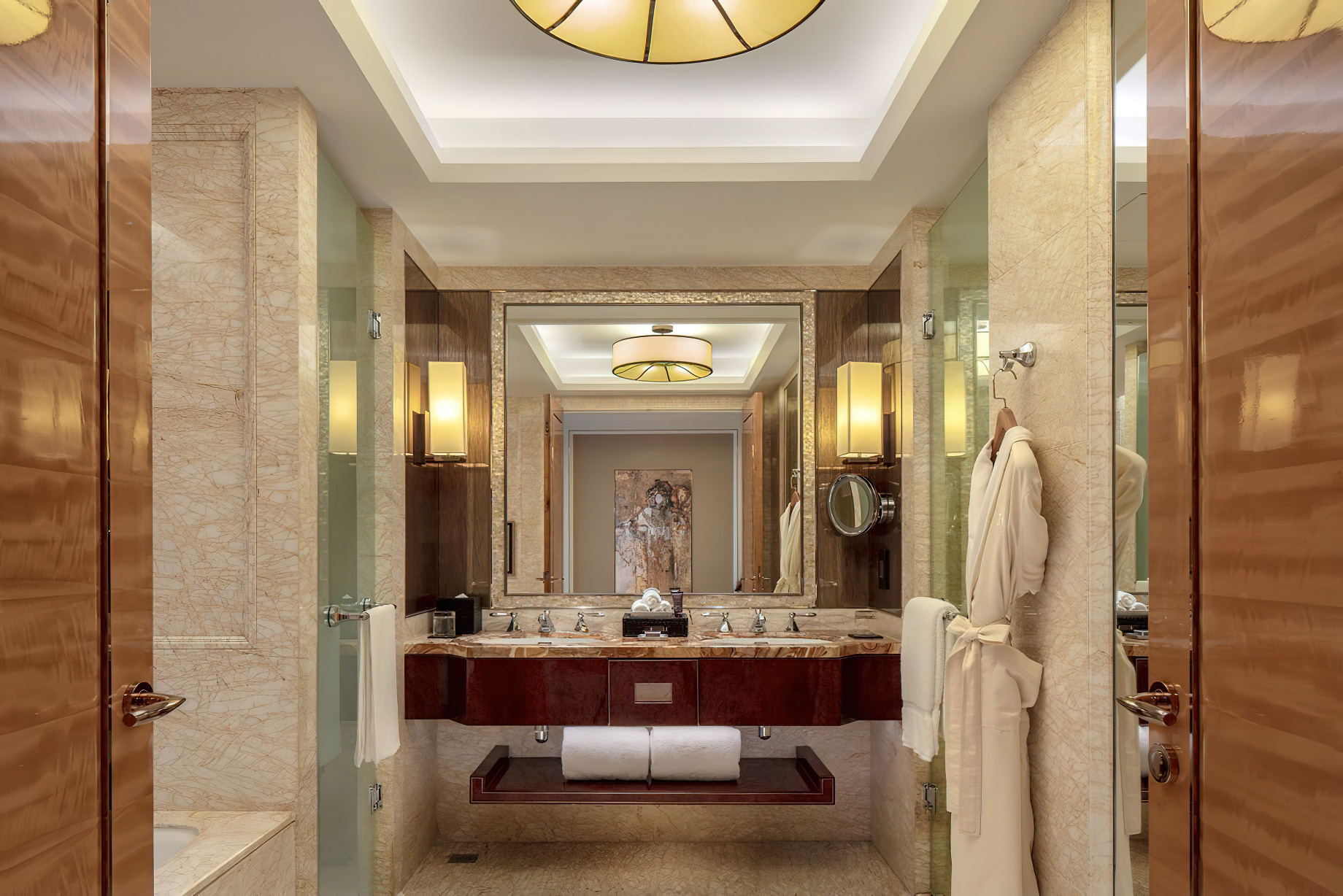 The Ritz-Carlton, Chengdu Hotel - Chengdu, Sichuan, China - Club Room Bathroom