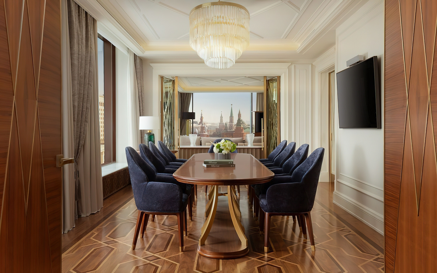 026 – The Ritz-Carlton, Moscow Hotel – Moscow, Russia – Imperial Suite Dining Room