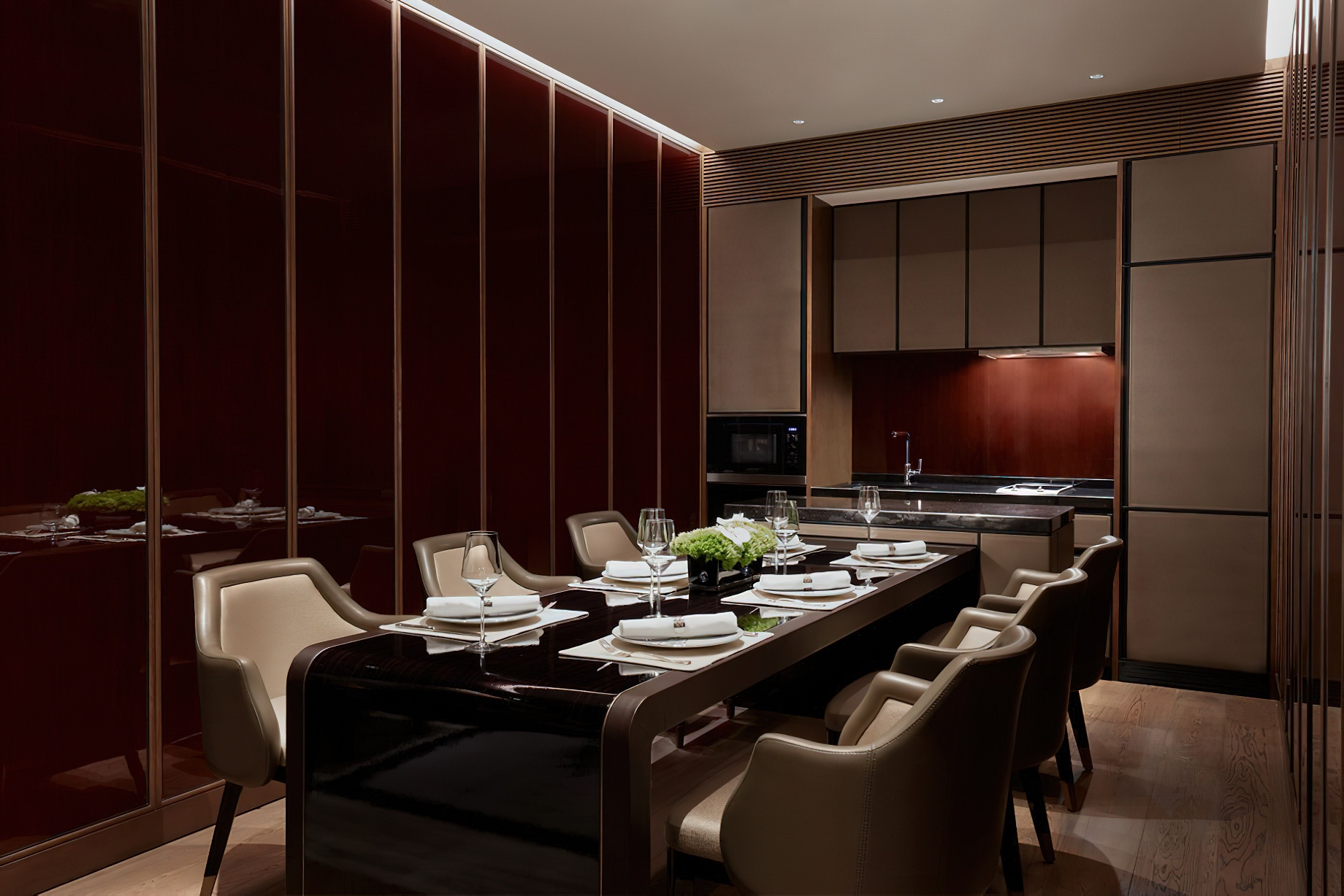 The Ritz-Carlton, Nanjing Hotel - Nanjing, China - Executive Suite Dining Room