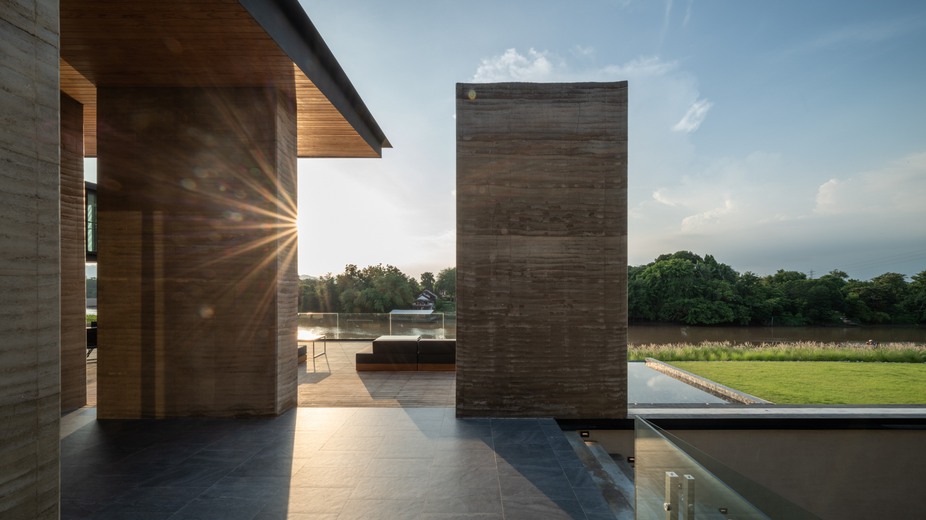 Tara Villa Riverkwai Resort – Kanchanaburi, Thailand – Outdoor Terrace Stairs