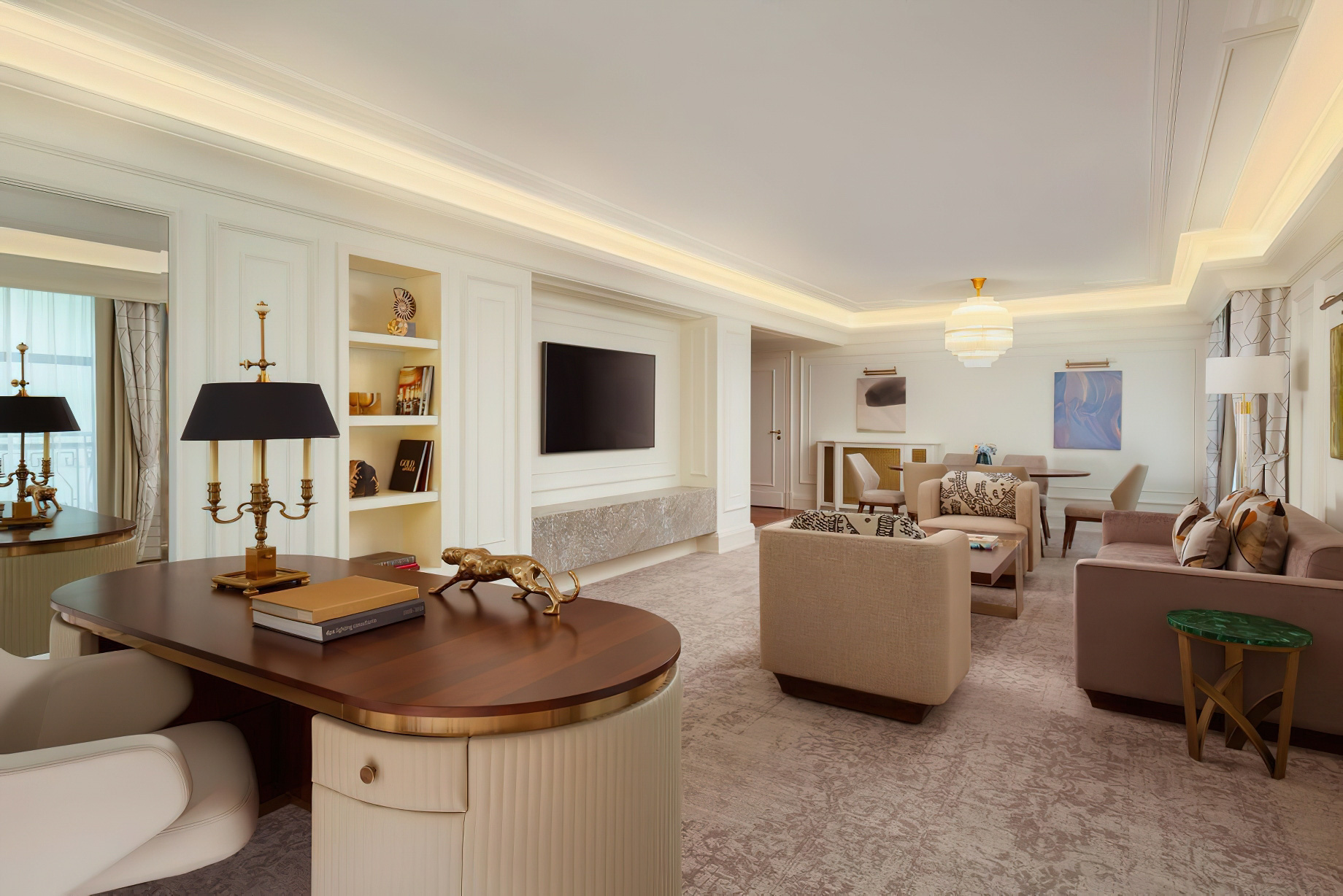 032 – The Ritz-Carlton, Moscow Hotel – Moscow, Russia – Carlton Suite Living Room