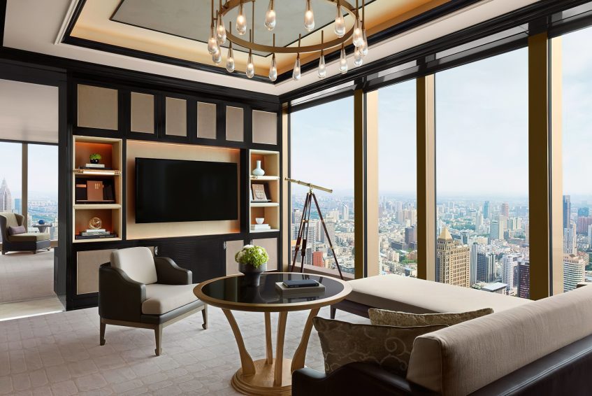 The Ritz-Carlton, Nanjing Hotel - Nanjing, China - Executive Suite Living Room