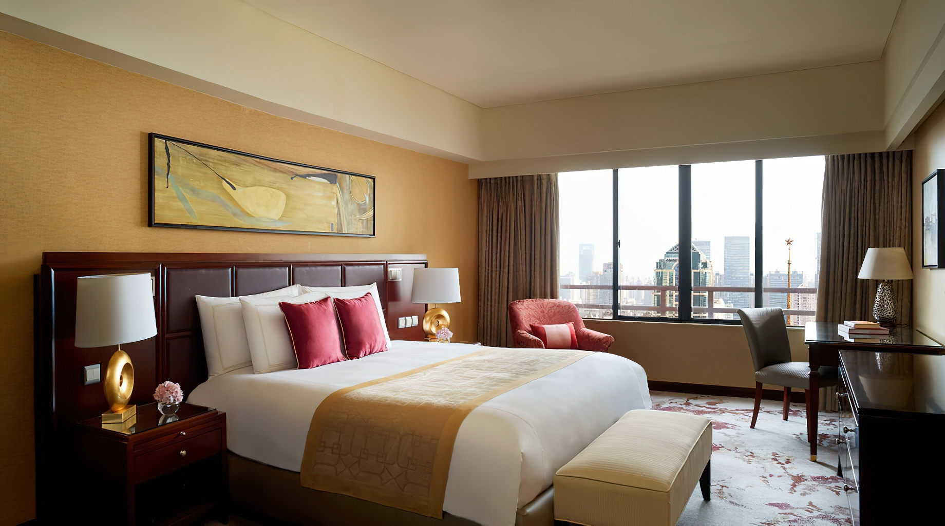 The Portman Ritz-Carlton, Shanghai Hotel – Shanghai, China – Club Premier Suite Bedroom