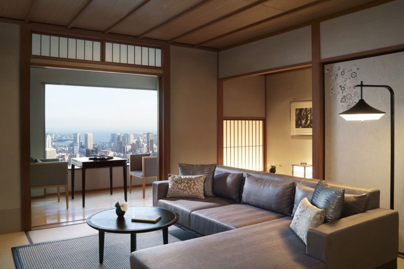 The Ritz-Carlton, Tokyo Hotel - Tokyo, Japan - Modern Japanese Suite Interior