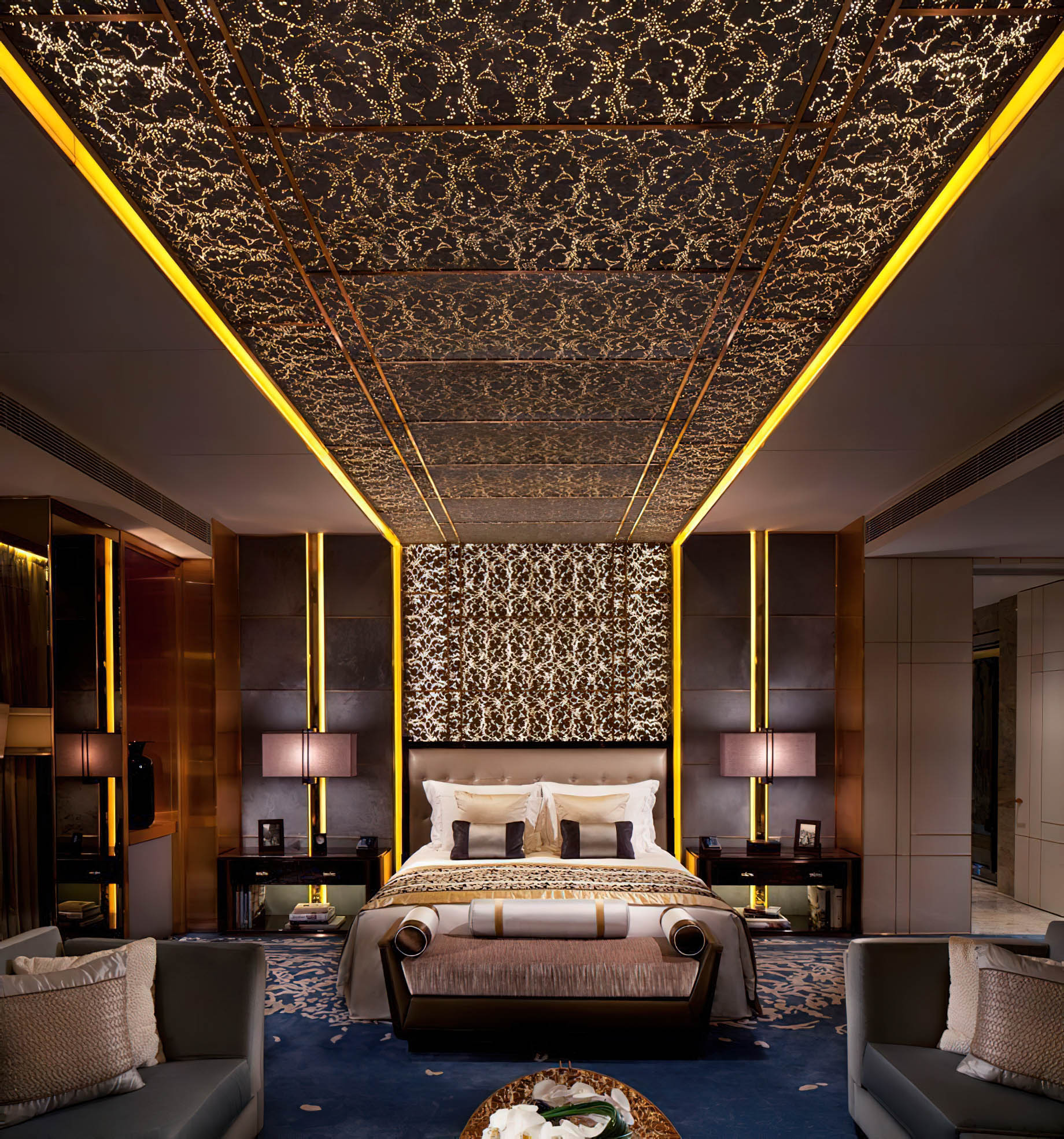 The Ritz-Carlton, Hong Kong Hotel – West Kowloon, Hong Kong – The Ritz-Carlton Suite Bedroom