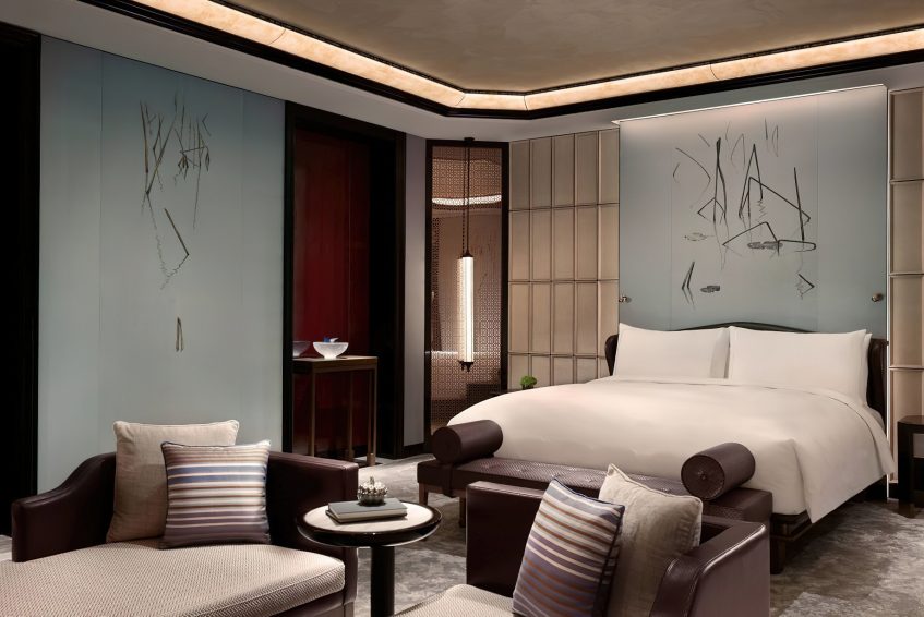 The Ritz-Carlton, Nanjing Hotel - Nanjing, China - The Ritz-Carlton Suite Bedroom