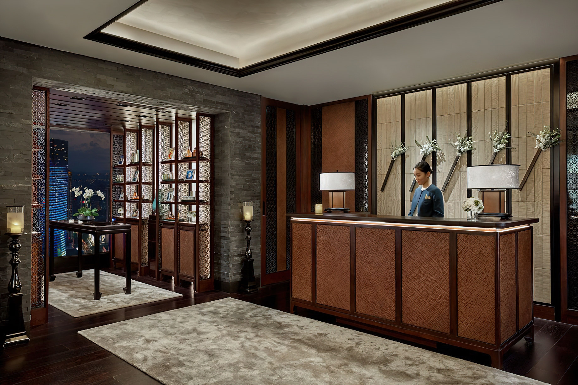 The Ritz-Carlton, Nanjing Hotel – Nanjing, China – Spa Reception