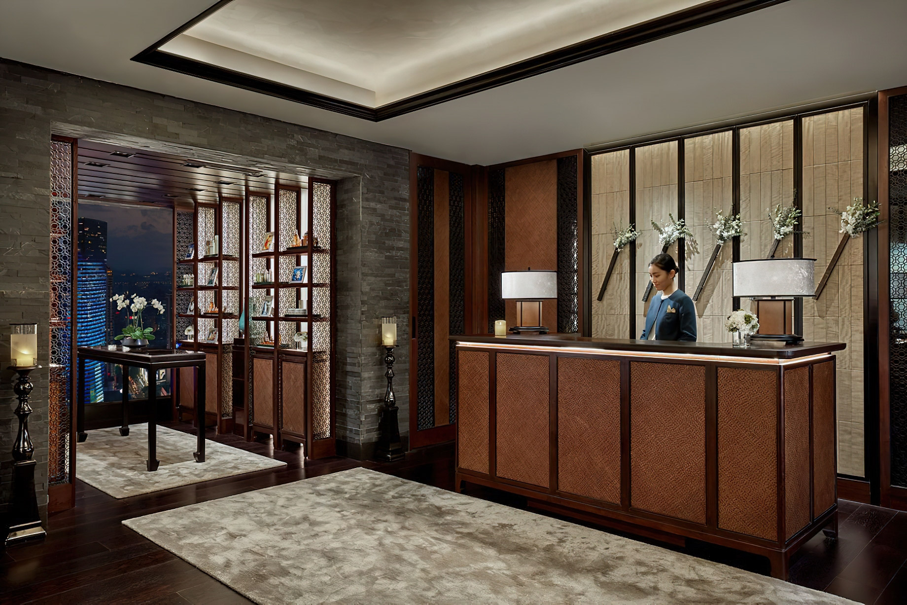 The Ritz-Carlton, Nanjing Hotel – Nanjing, China – Spa Reception