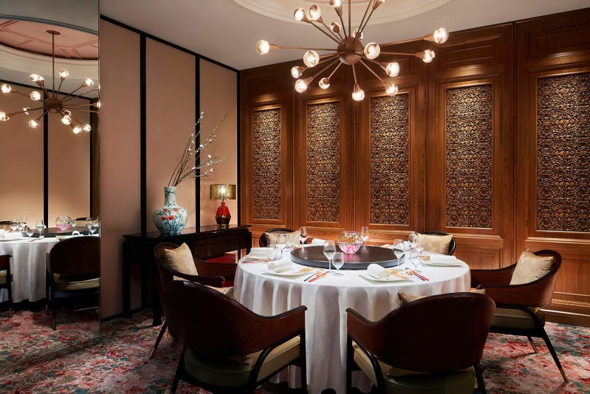 The Ritz-Carlton, Osaka Hotel - Osaka, Japan - Xiang Tao Cantonese Restaurant Dining Table
