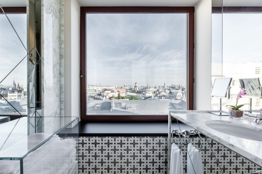 Ararat Park Hyatt Moscow Hotel - Moscow, Russia - Penthouse Suite Bathroom View