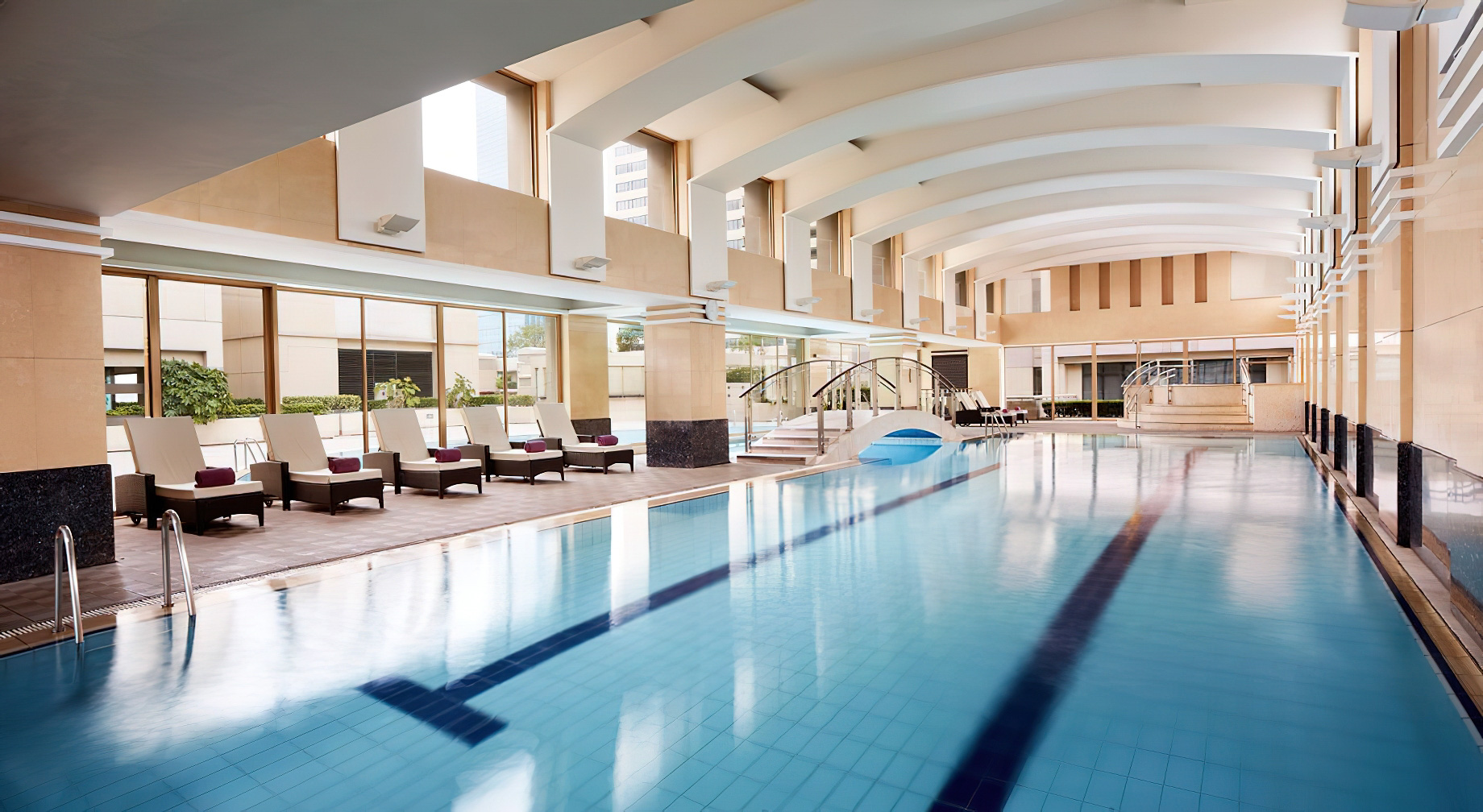 The Portman Ritz-Carlton, Shanghai Hotel – Shanghai, China – Indoor Swimming Pool