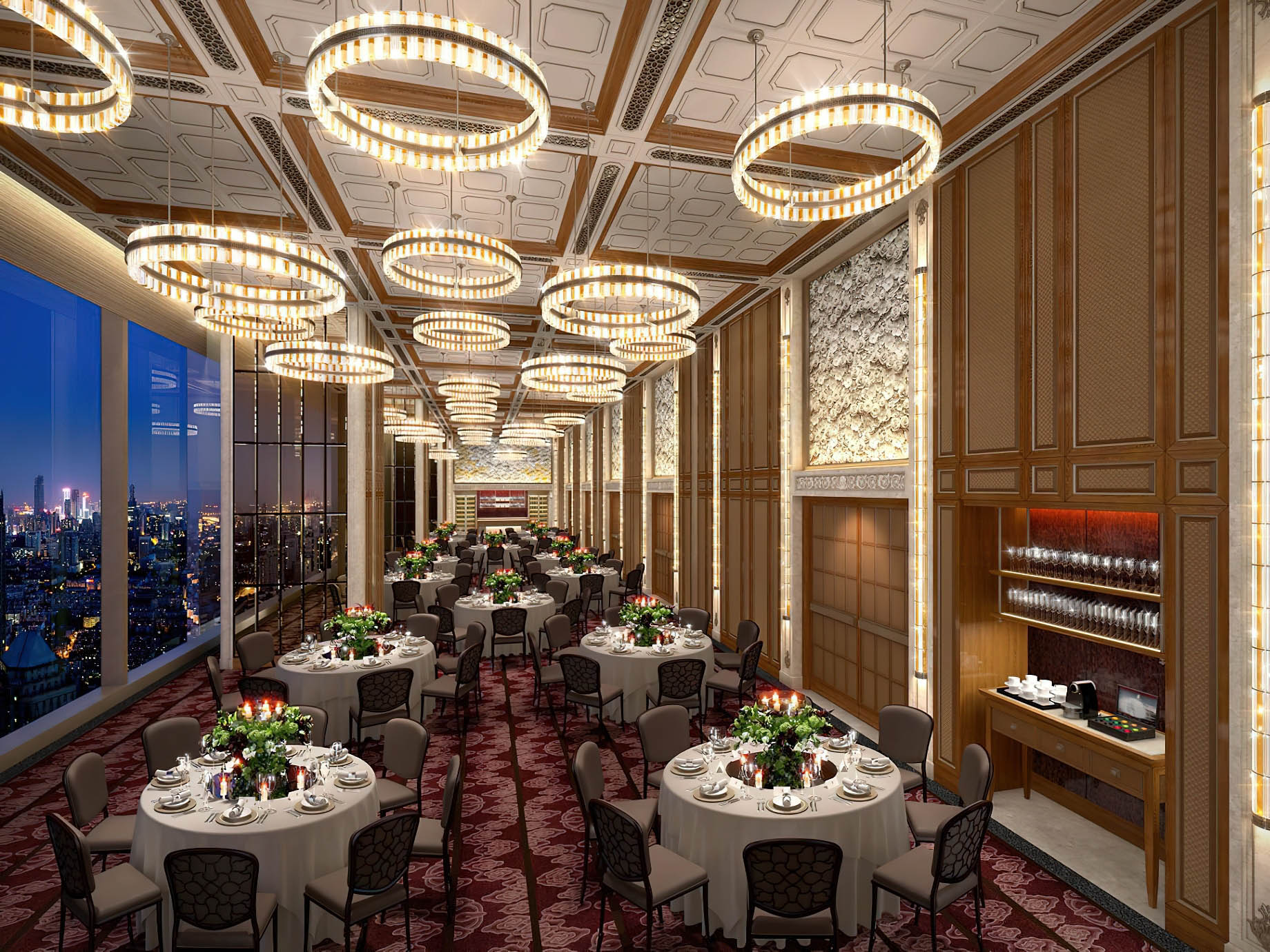 The Ritz-Carlton, Nanjing Hotel – Nanjing, China – Ballroom