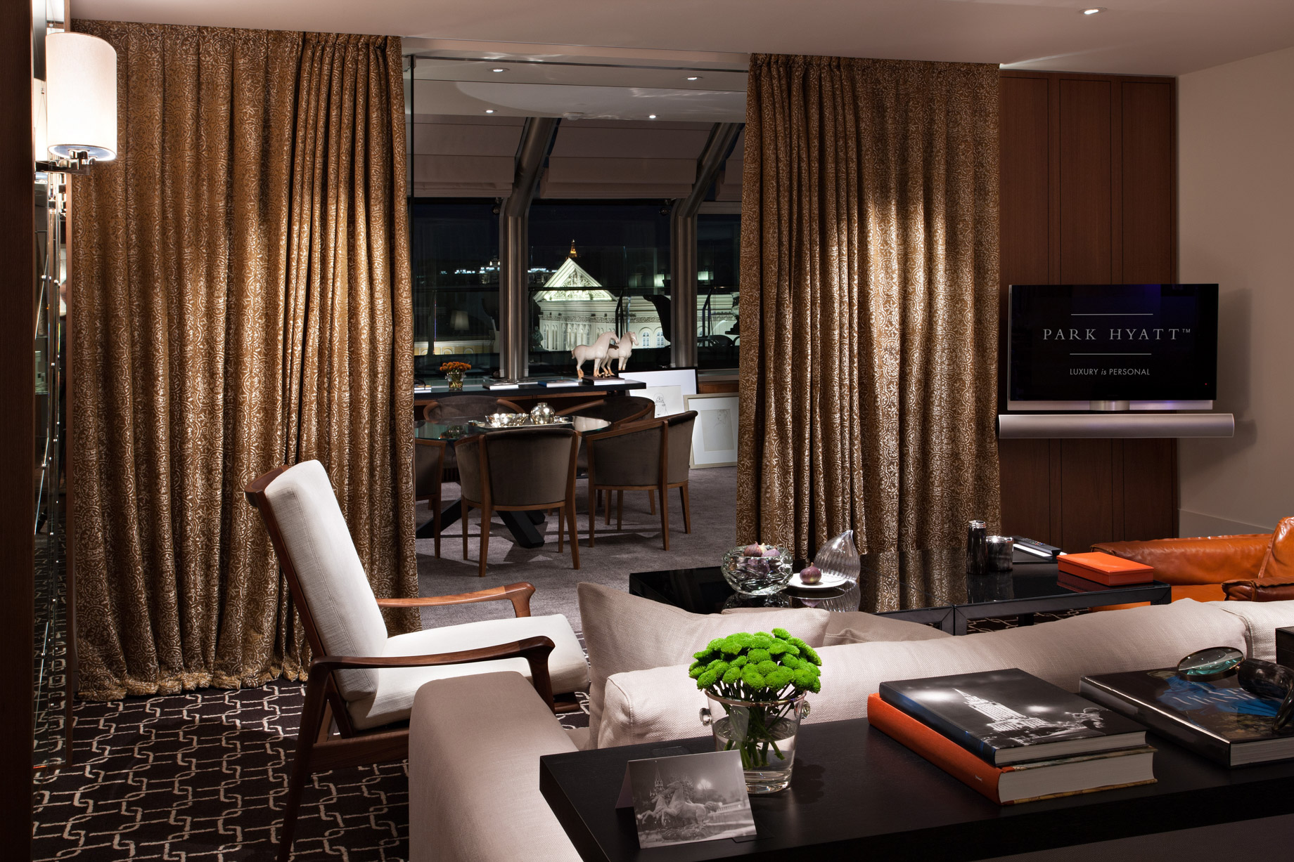 Ararat Park Hyatt Moscow Hotel – Moscow, Russia – Winter Garden Suite with Terrace Living Area