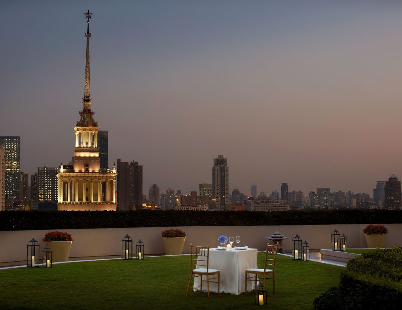 The Portman Ritz-Carlton, Shanghai Hotel - Shanghai, China - Garden Terrace Evening Dining