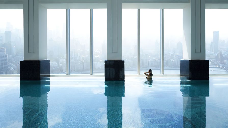 The Ritz-Carlton Shanghai, Pudong Hotel - Shanghai, China - Spa Indoor Pool