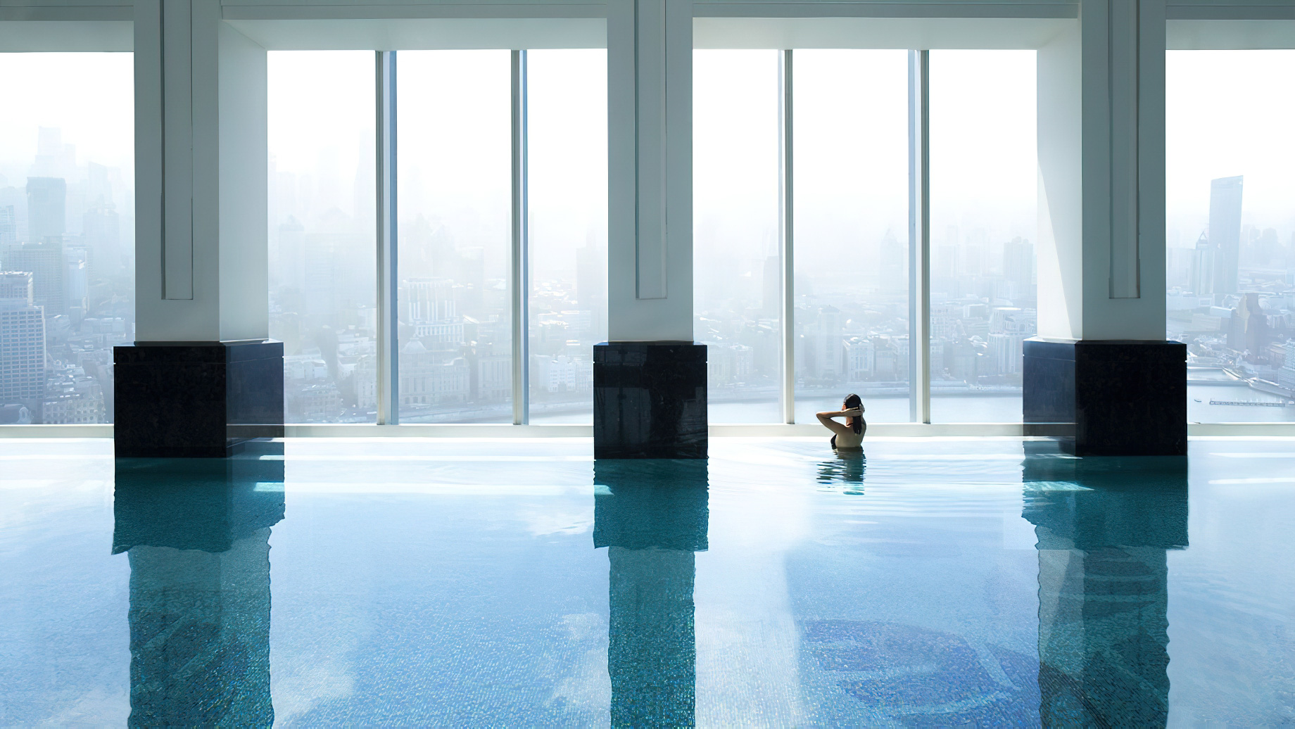 The Ritz-Carlton Shanghai, Pudong Hotel – Shanghai, China – Spa Indoor Pool