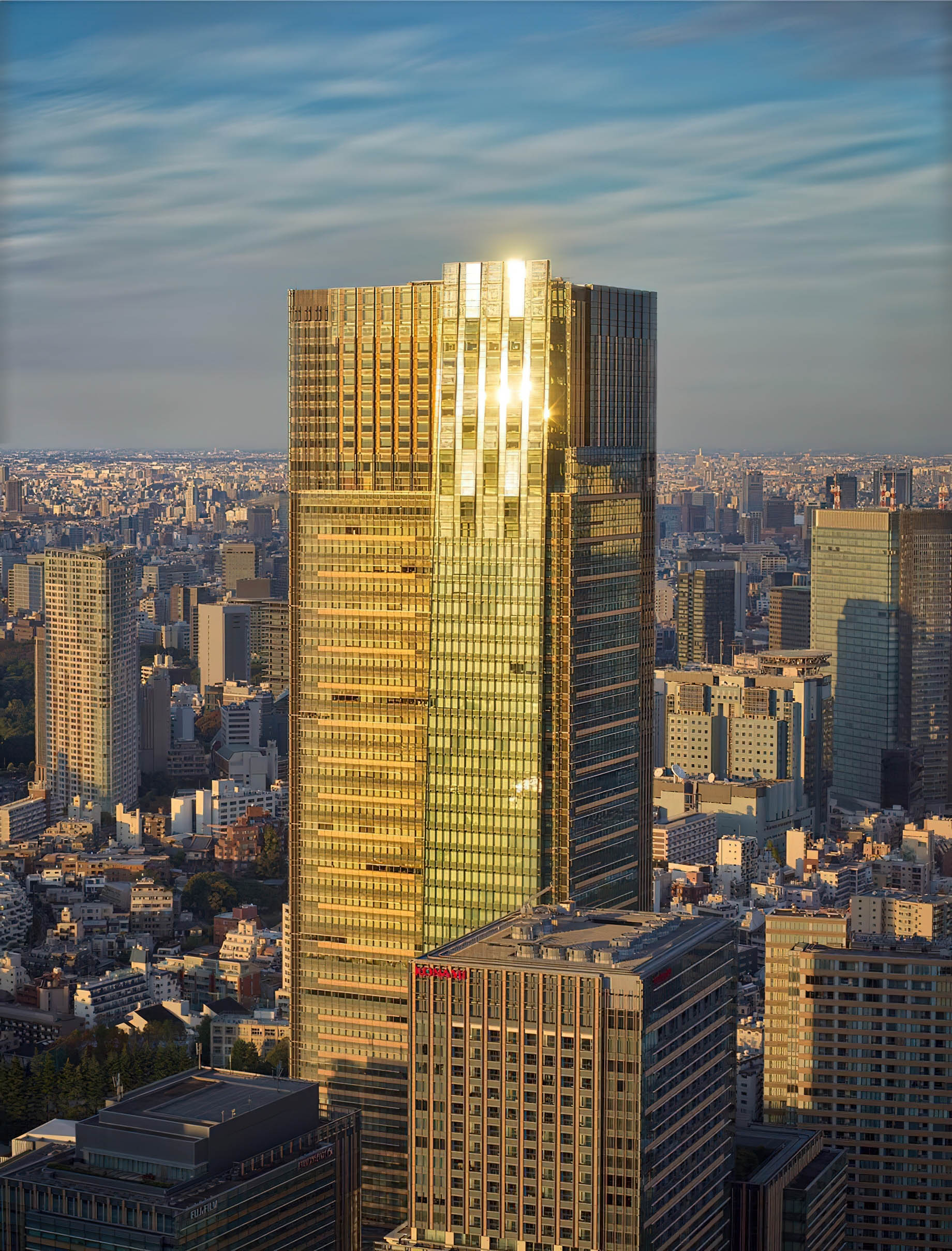 The Ritz-Carlton, Tokyo Hotel - Tokyo, Japan - Aerial View