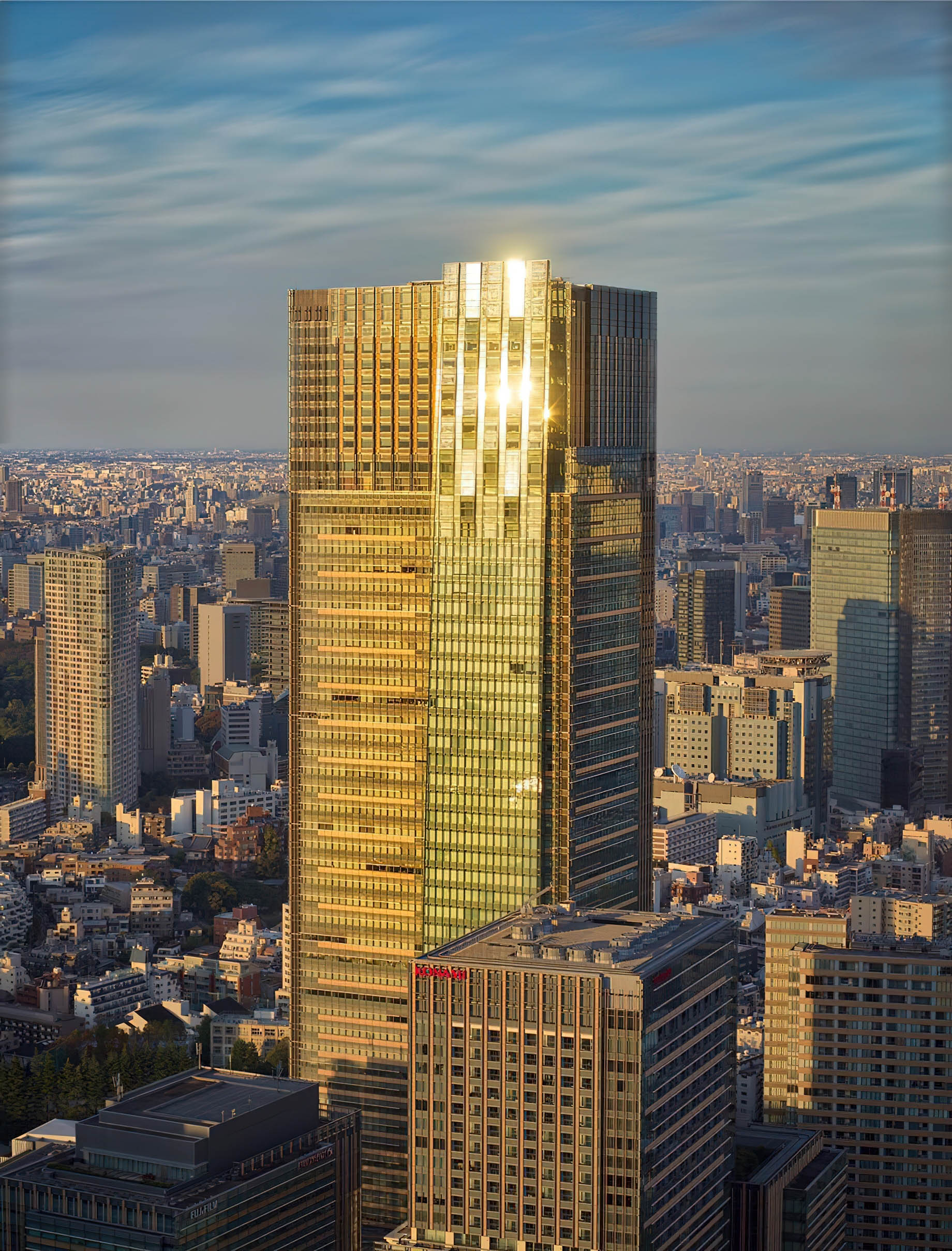The Ritz-Carlton, Tokyo Hotel – Tokyo, Japan – Aerial View