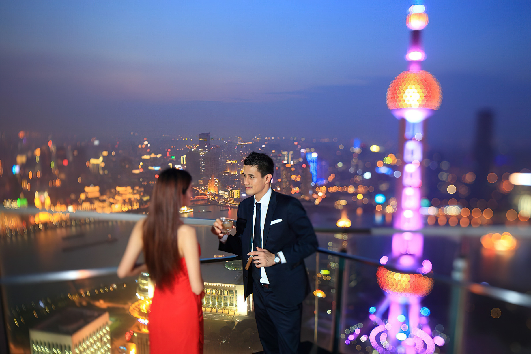 The Ritz-Carlton Shanghai, Pudong Hotel – Shanghai, China – Flair Rooftop Bar