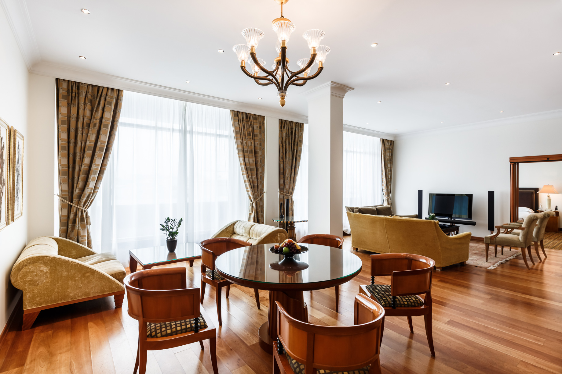 Ararat Park Hyatt Moscow Hotel – Moscow, Russia – Diplomatic Suite Living Area