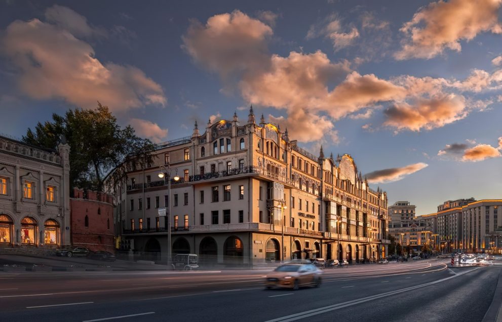 Metropol Hotel Moscow - Moscow, Russia - Hotel Exterior Sunset