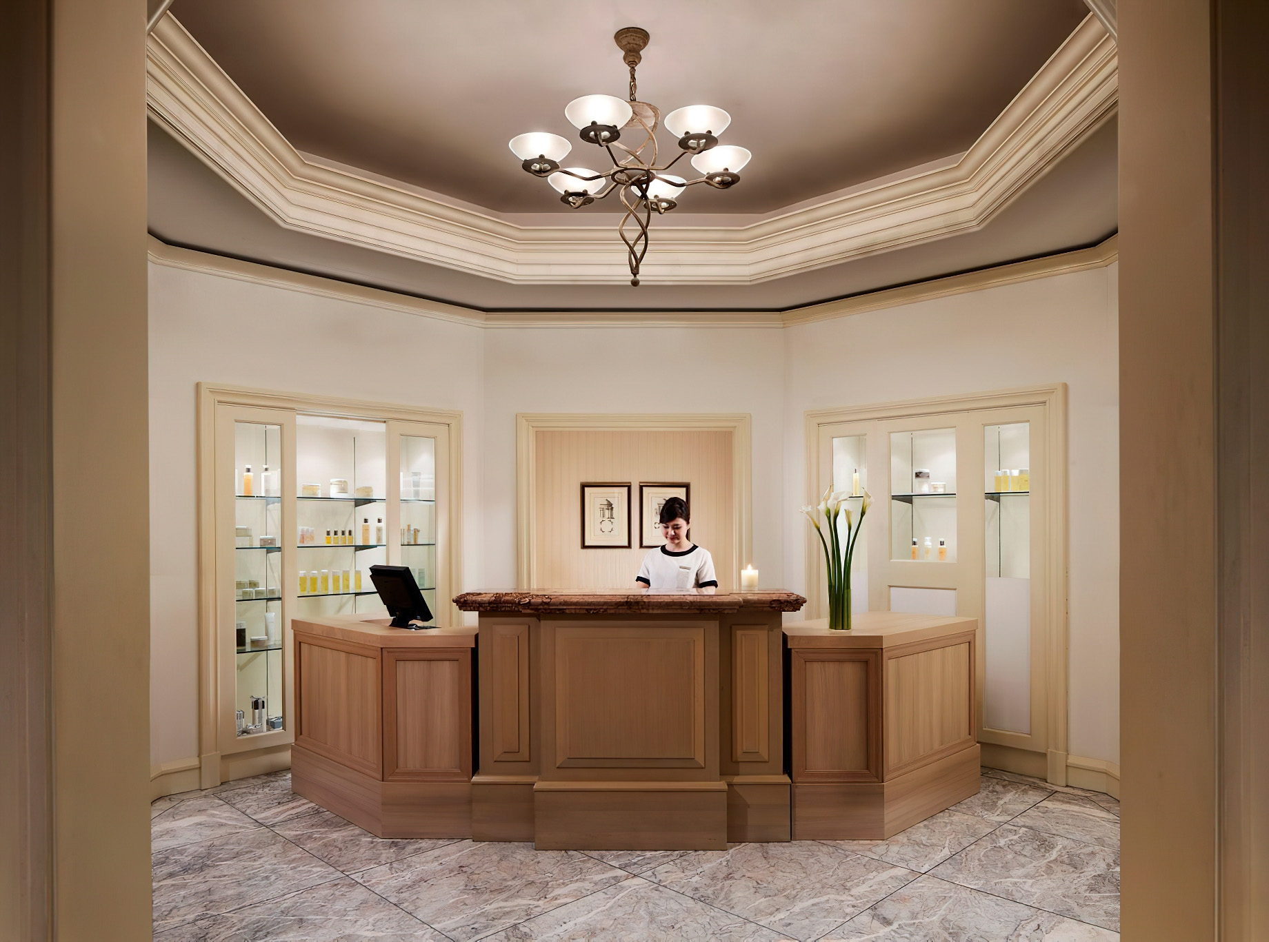 The Ritz-Carlton, Osaka Hotel - Osaka, Japan - Fitness Center Reception