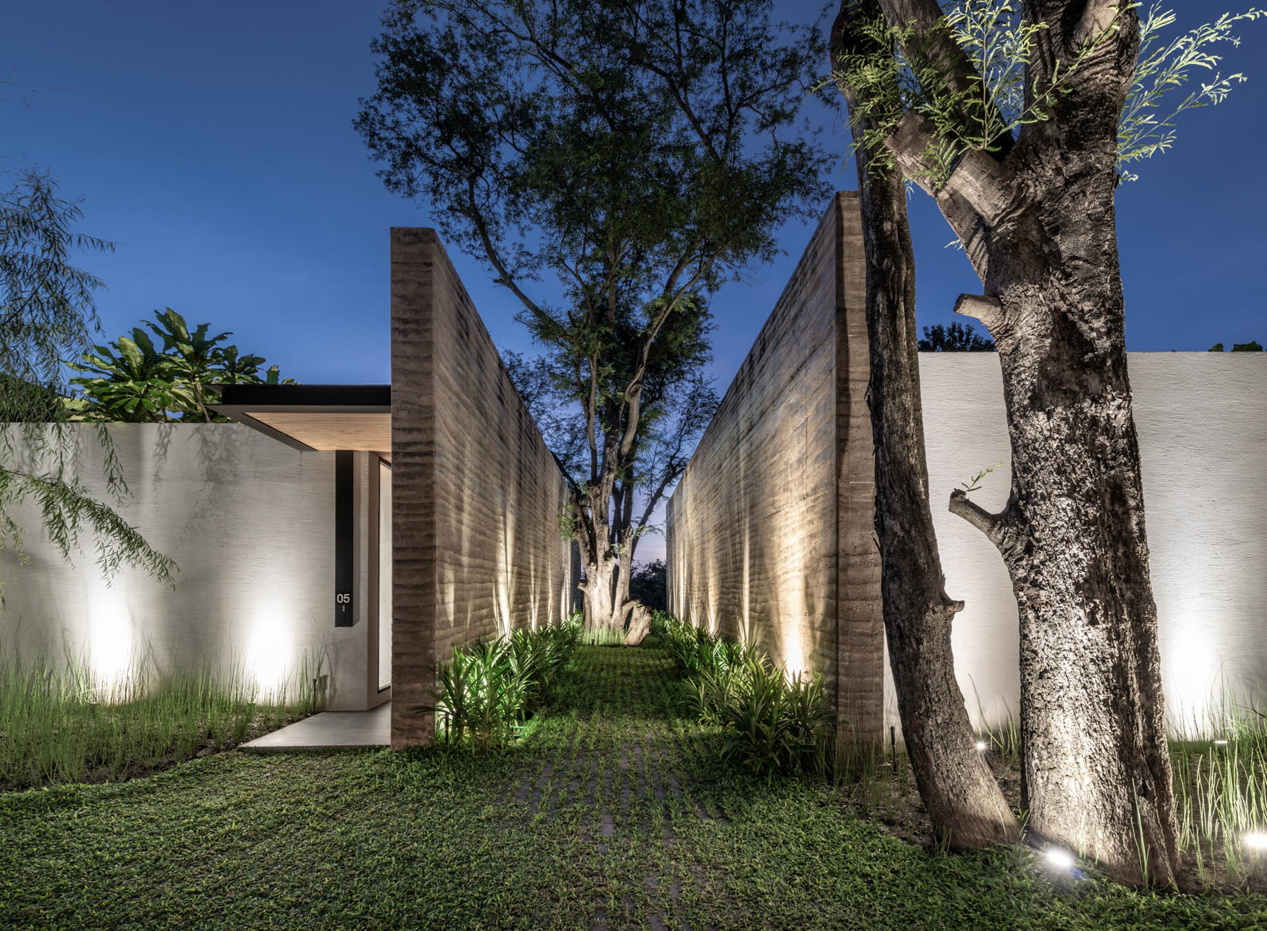 Tara Villa Riverkwai Resort – Kanchanaburi, Thailand – One Bedroom Pool Villa Exterior Night View