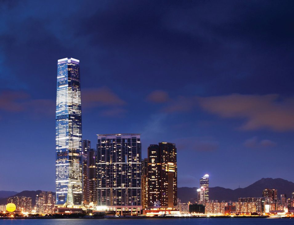 The Ritz-Carlton, Hong Kong Hotel - West Kowloon, Hong Kong - Tower Night View