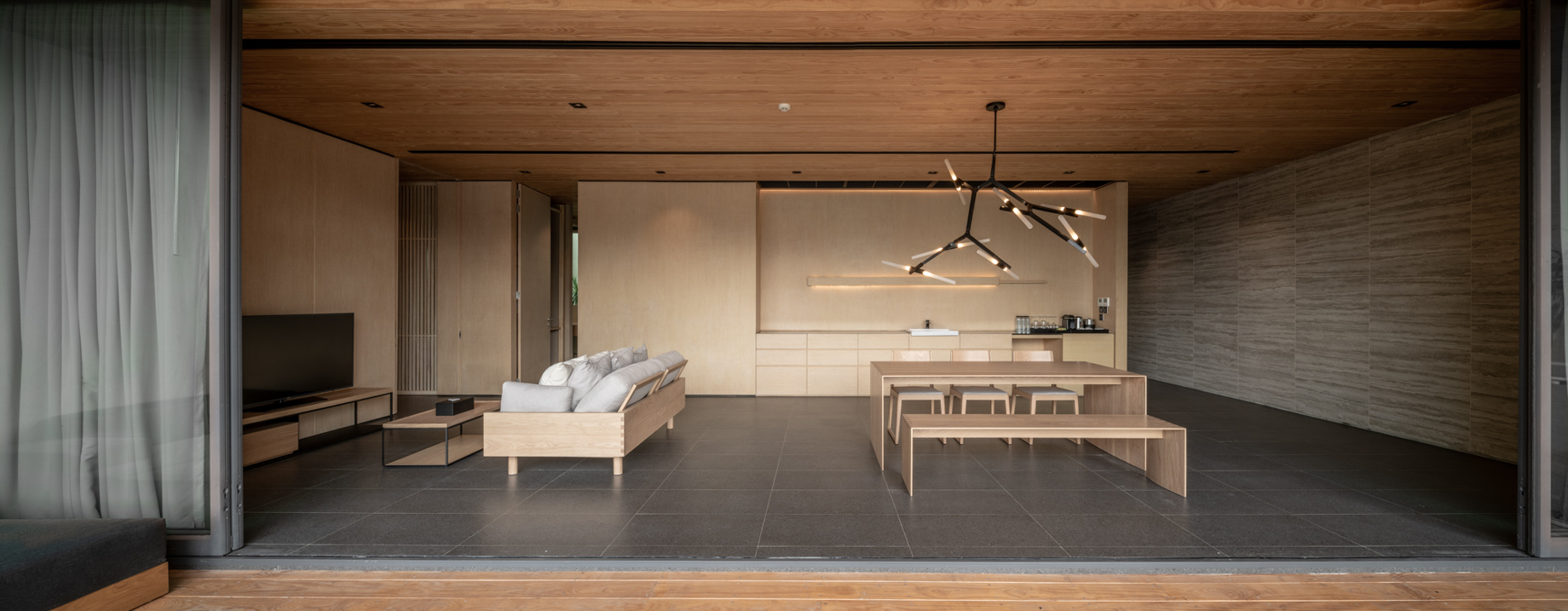 Tara Villa Riverkwai Resort – Kanchanaburi, Thailand – Two Bedroom Pool Villa Interior View