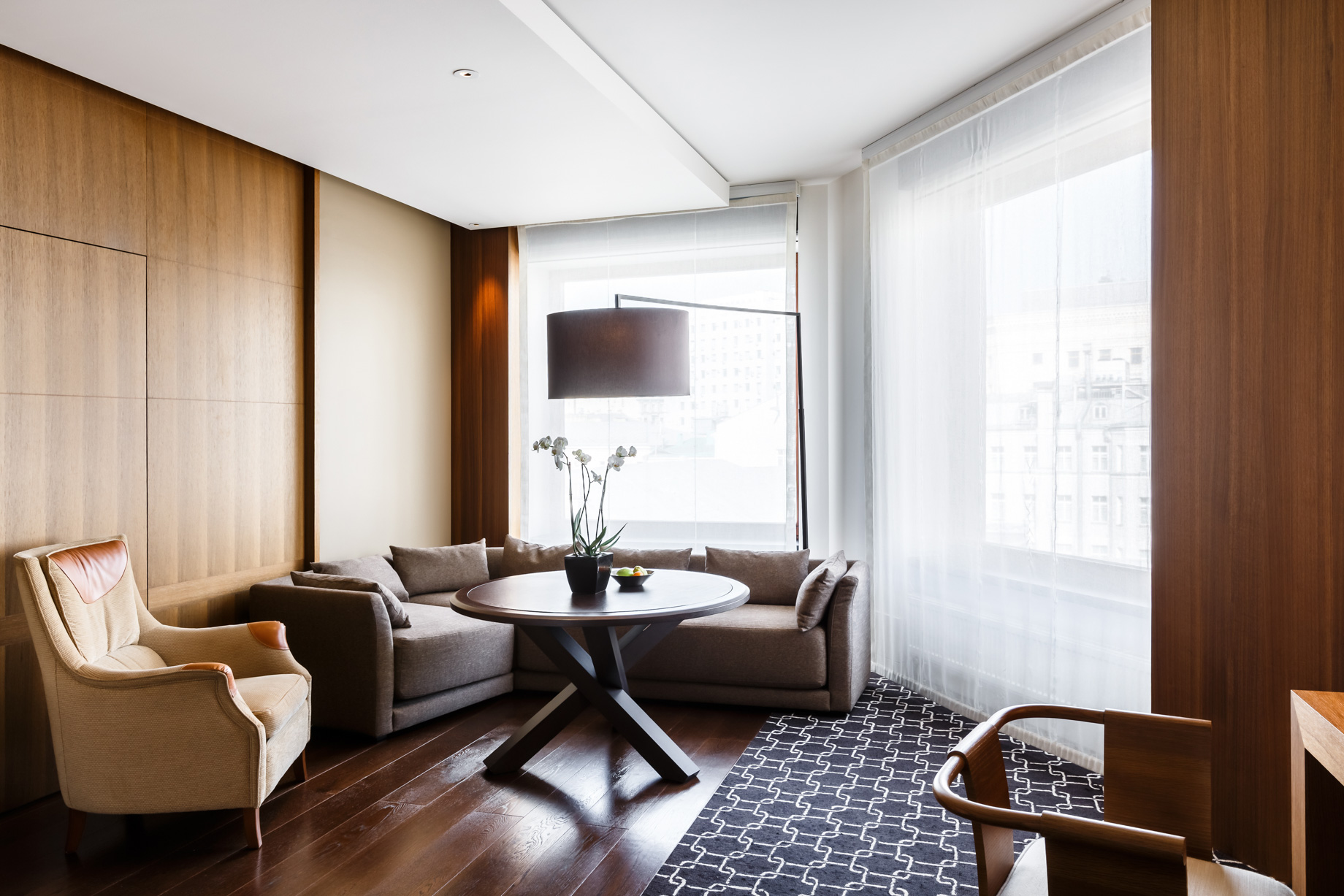 Ararat Park Hyatt Moscow Hotel - Moscow, Russia - King Bedroom Sitting Area