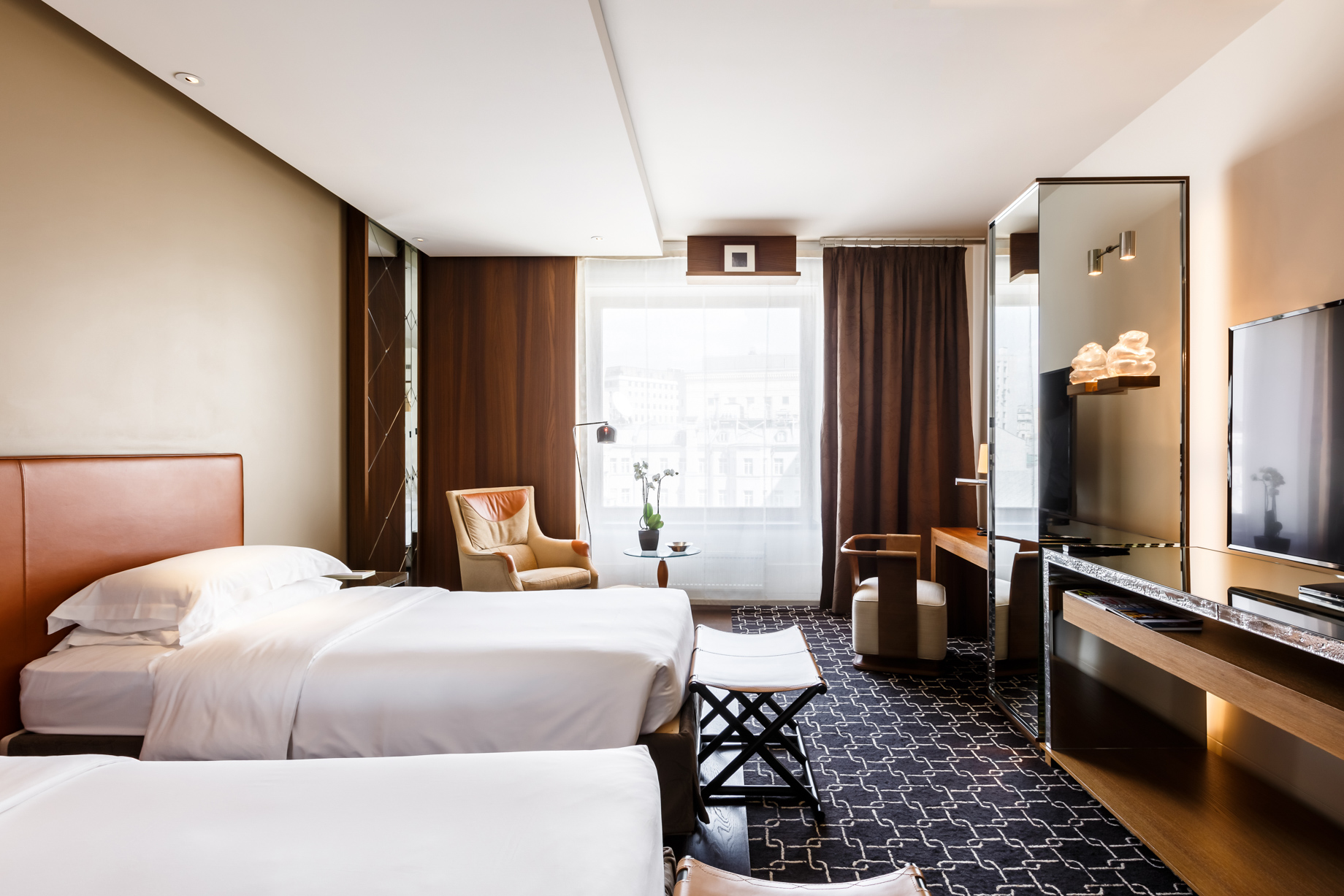 Ararat Park Hyatt Moscow Hotel – Moscow, Russia – Twin Bedroom