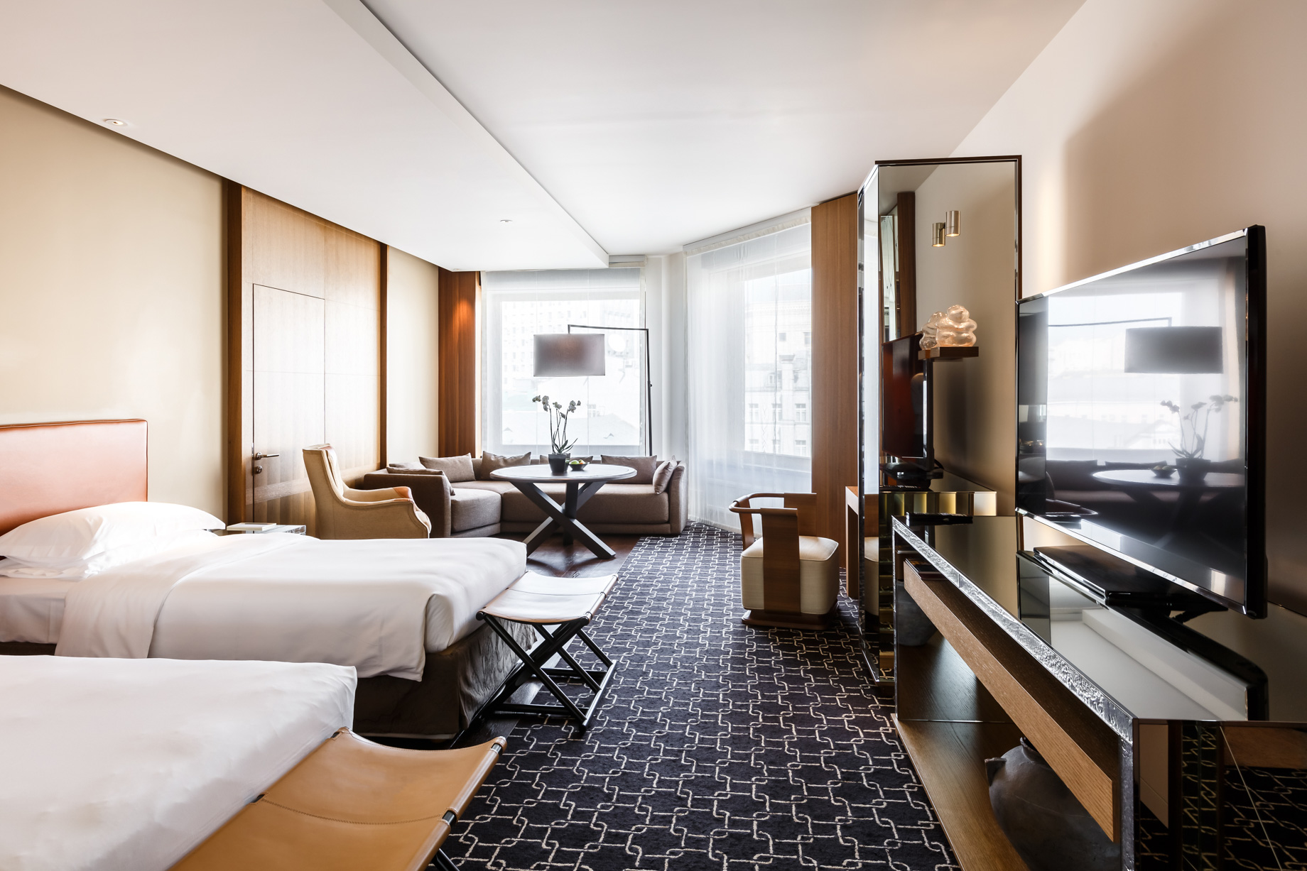 Ararat Park Hyatt Moscow Hotel – Moscow, Russia – Twin Bed Deluxe Room