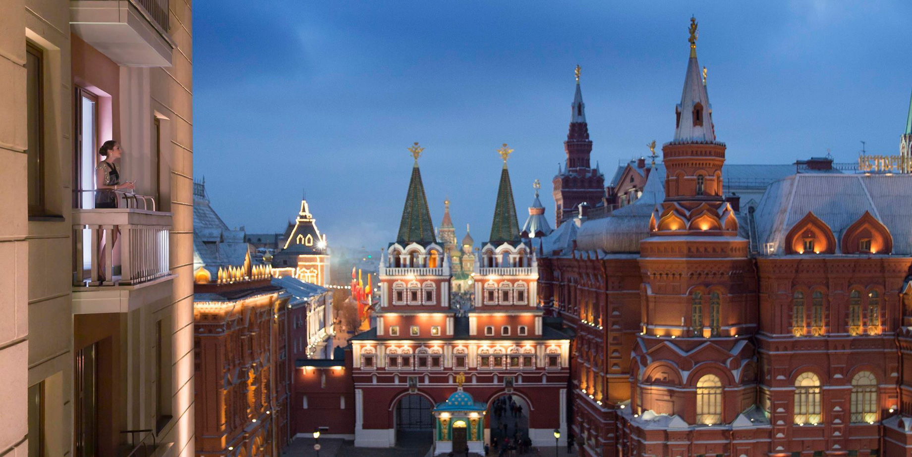Four Seasons Hotel Moscow – Moscow, Russia – Night View