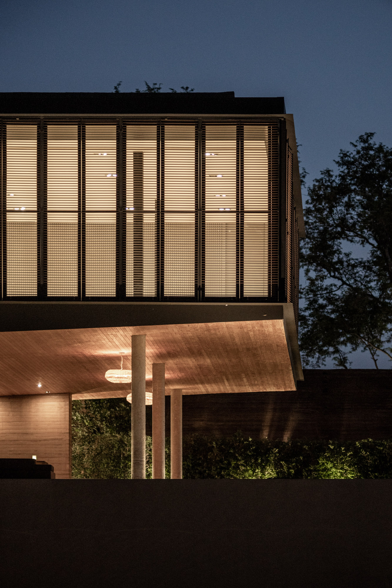 Tara Villa Riverkwai Resort - Kanchanaburi, Thailand - Exterior Architecture Night View