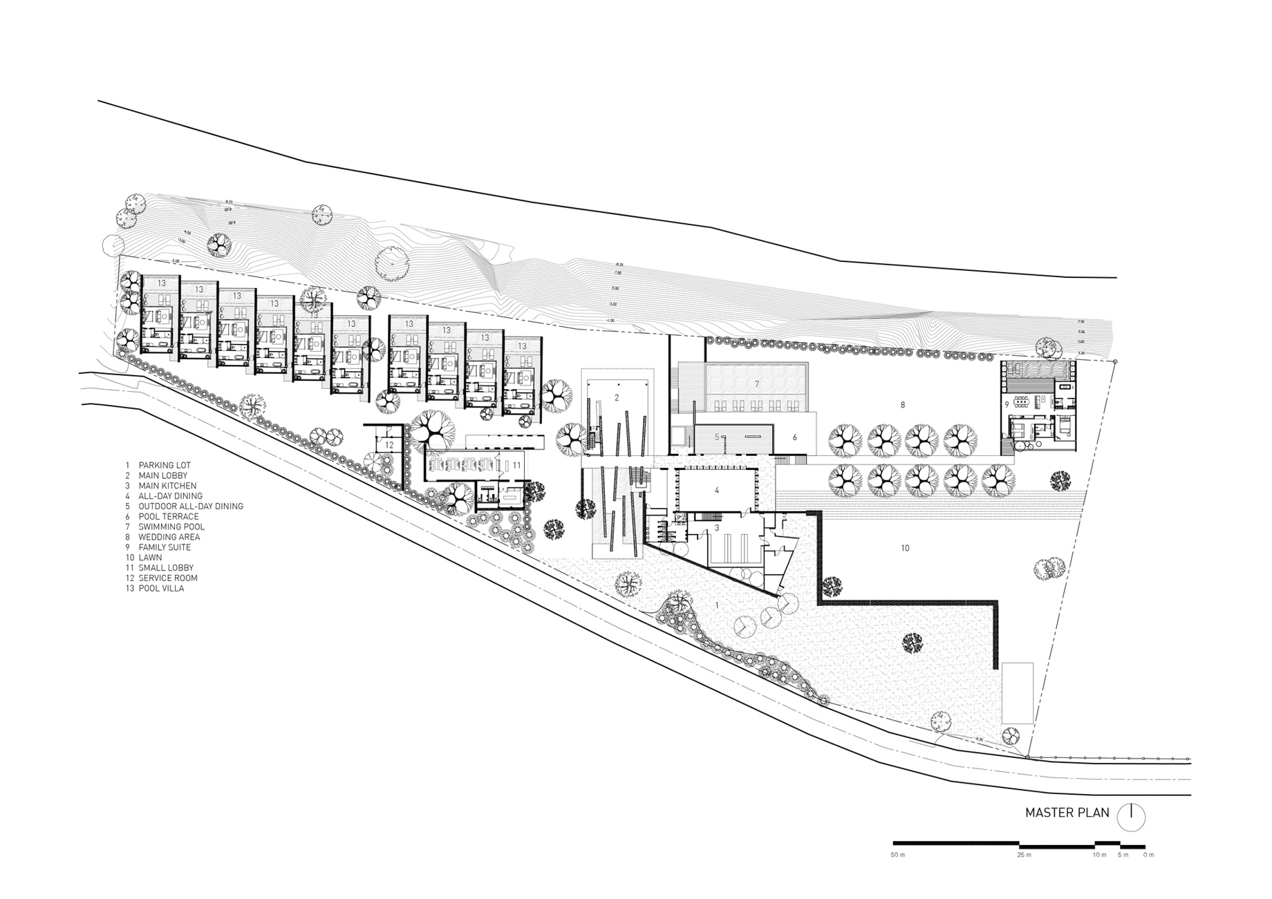 Tara Villa Riverkwai Resort – Kanchanaburi, Thailand – Site Plan