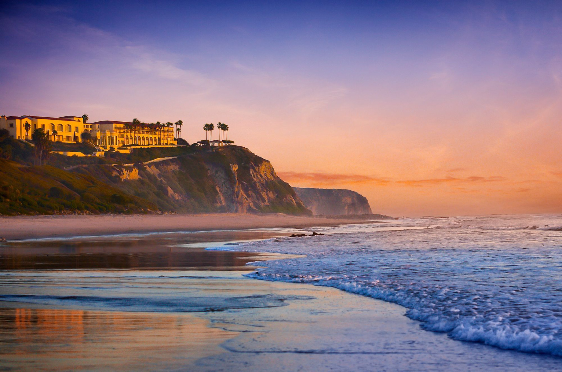 The Ritz-Carlton, Laguna Niguel Resort - Dana Point, CA, USA - Beach View Sunset