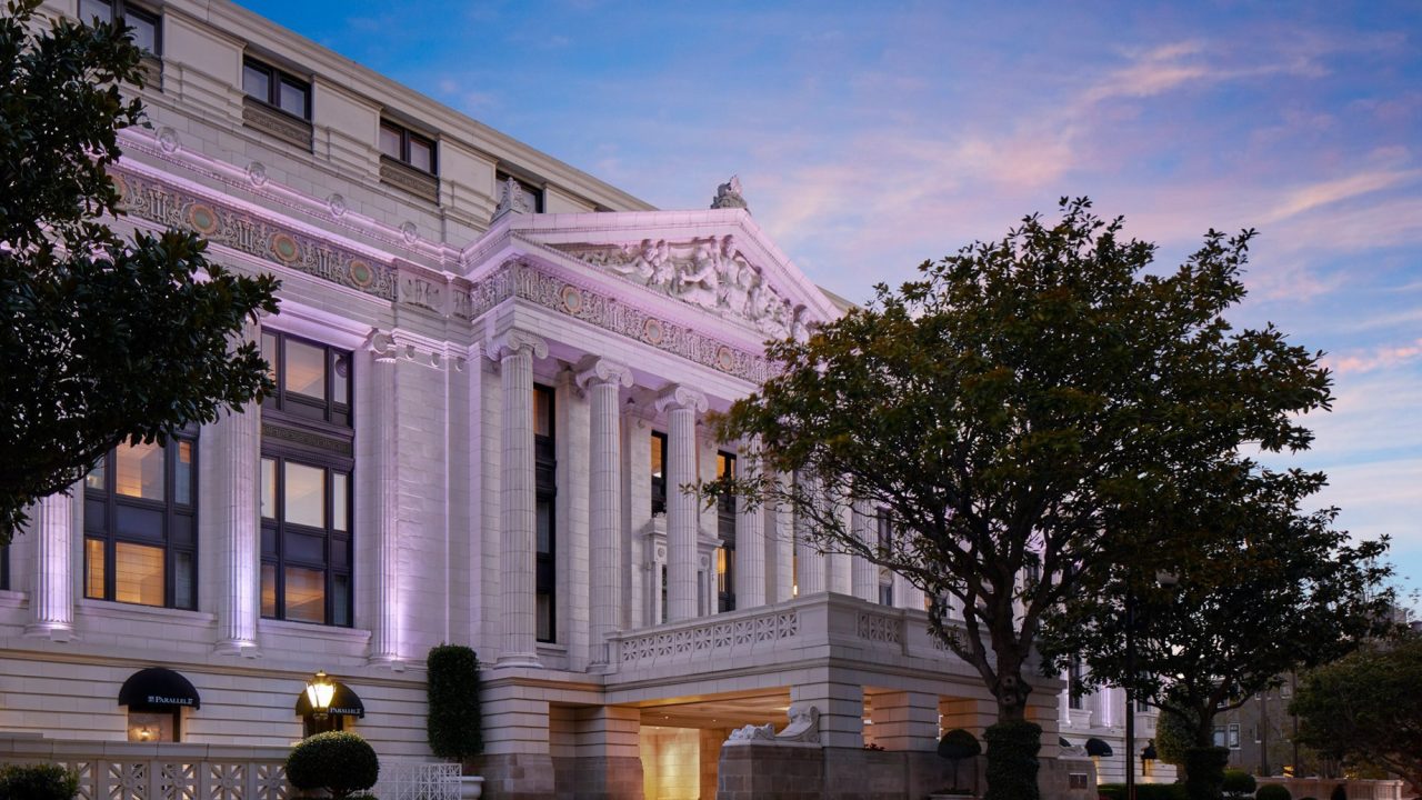 The Ritz-Carlton, San Francisco Hotel - San Francisco, CA, USA - Exterior Sunset