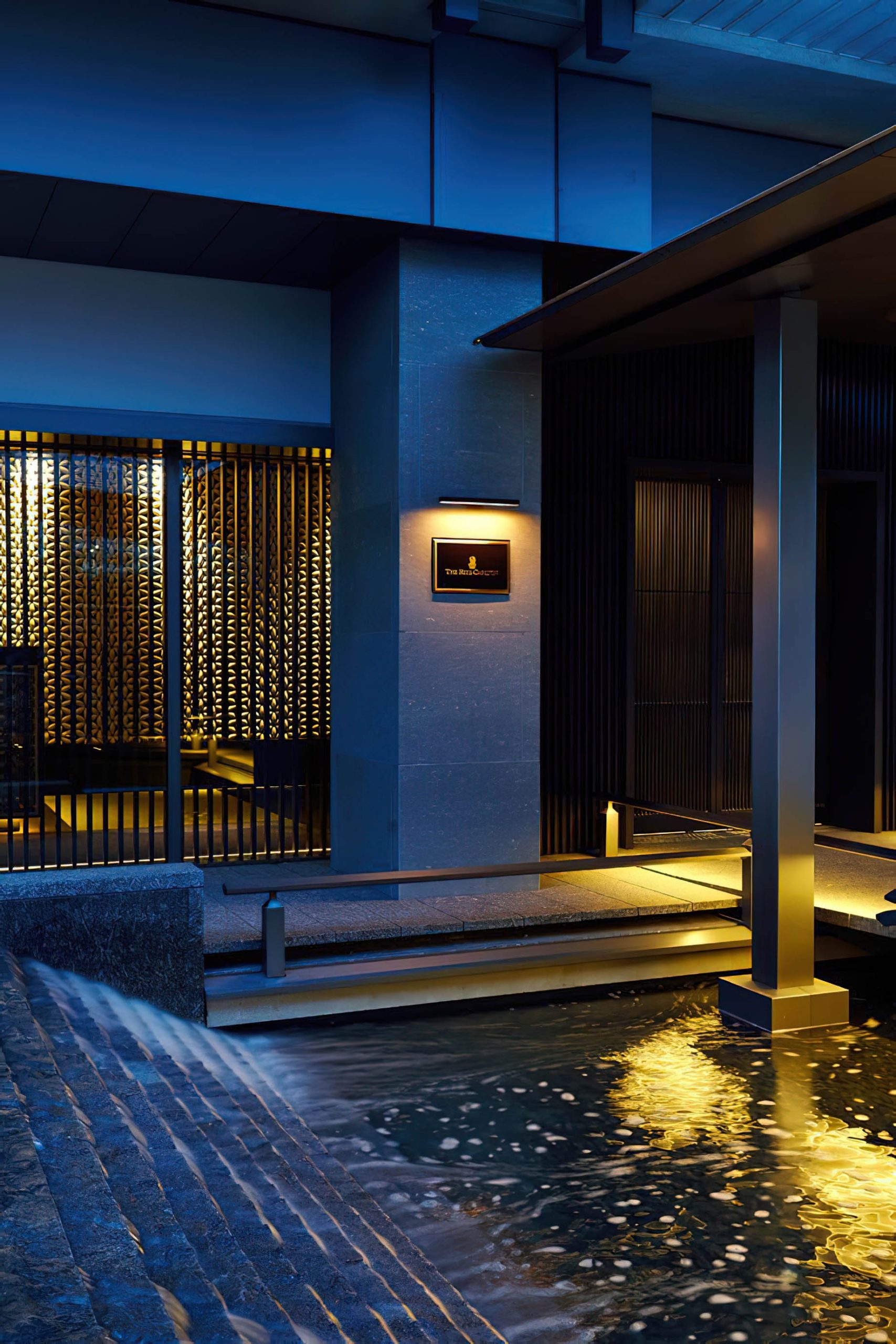 The Ritz-Carlton, Kyoto Hotel – Nakagyo Ward, Kyoto, Japan – Entrance Night