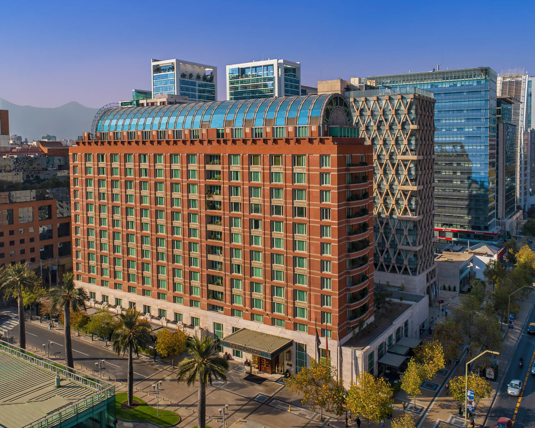 The Ritz-Carlton, Santiago Hotel – Santiago, Chile – Exterior Aerial View