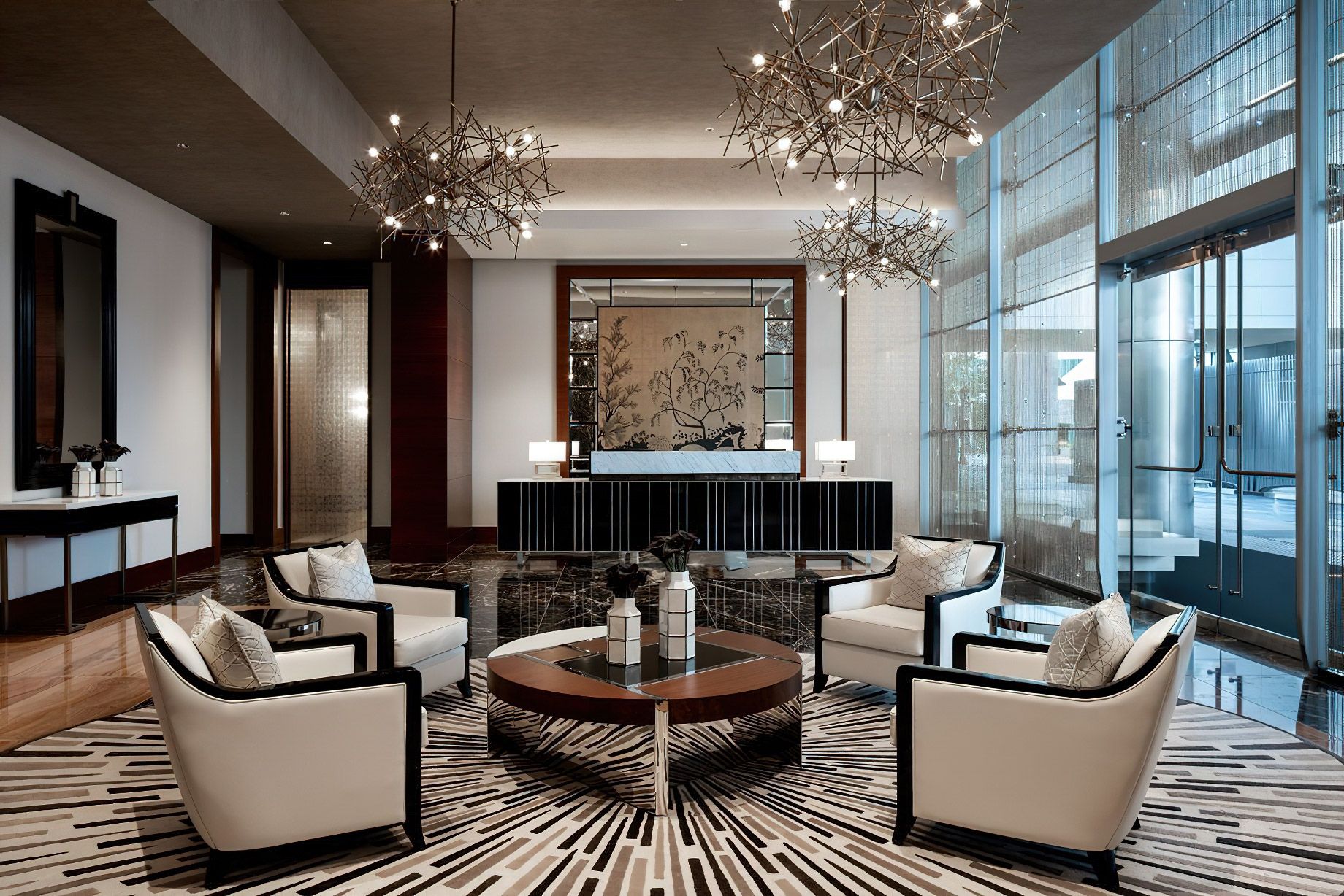 The Ritz-Carlton, Los Angeles L.A. Live Hotel - Los Angeles, CA, USA - Lobby