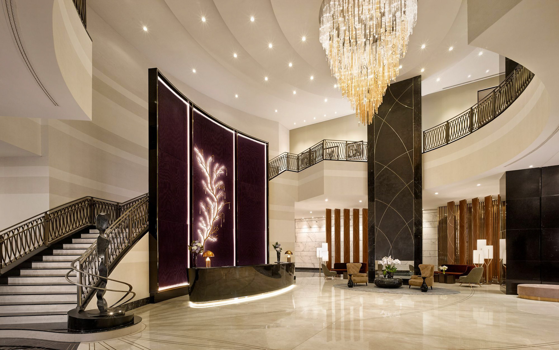 The Ritz-Carlton, Astana Hotel – Nur-Sultan, Kazakhstan – Lobby