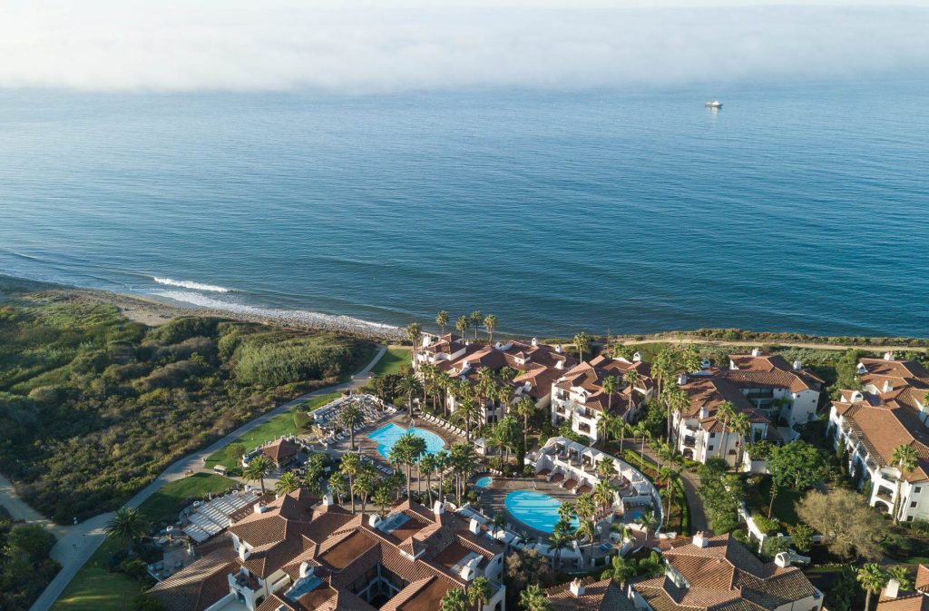 The Ritz-Carlton Bacara, Santa Barbara Resort - Santa Barbara, CA, USA - Resort Aerial Ocean View