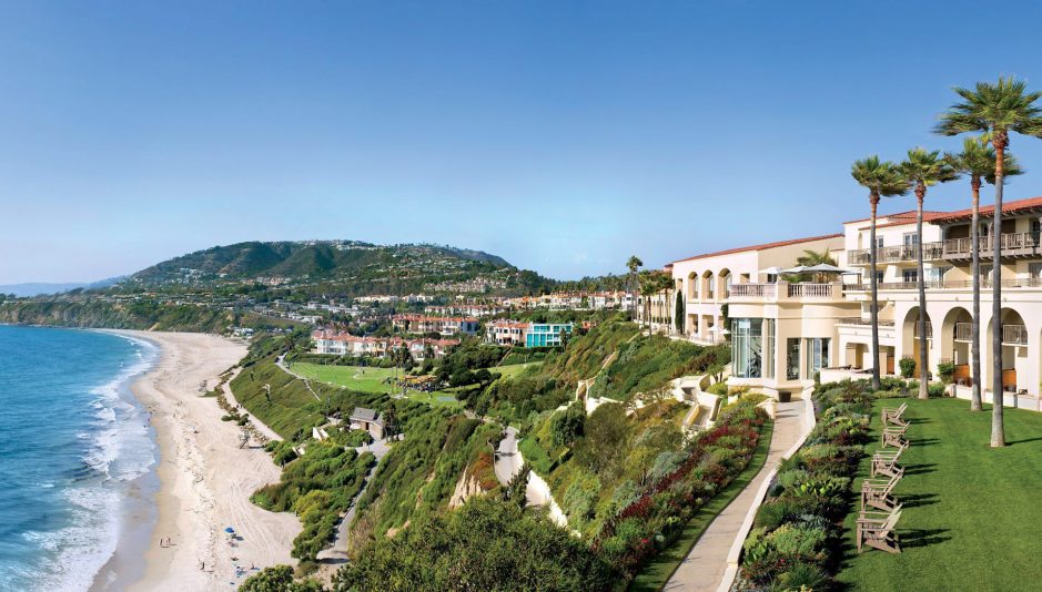 The Ritz-Carlton, Laguna Niguel Resort - Dana Point, CA, USA - Beach Aerial View