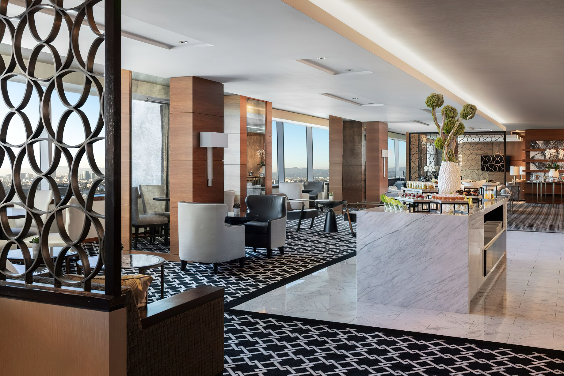 The Ritz-Carlton, Los Angeles L.A. Live Hotel - Los Angeles, CA, USA - Lounge