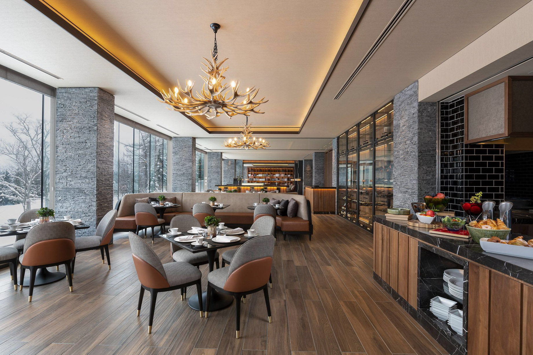 Higashiyama Niseko Village, A Ritz-Carlton Reserve Hotel – Hokkaido, Japan – Yukibana Restaurant Interior