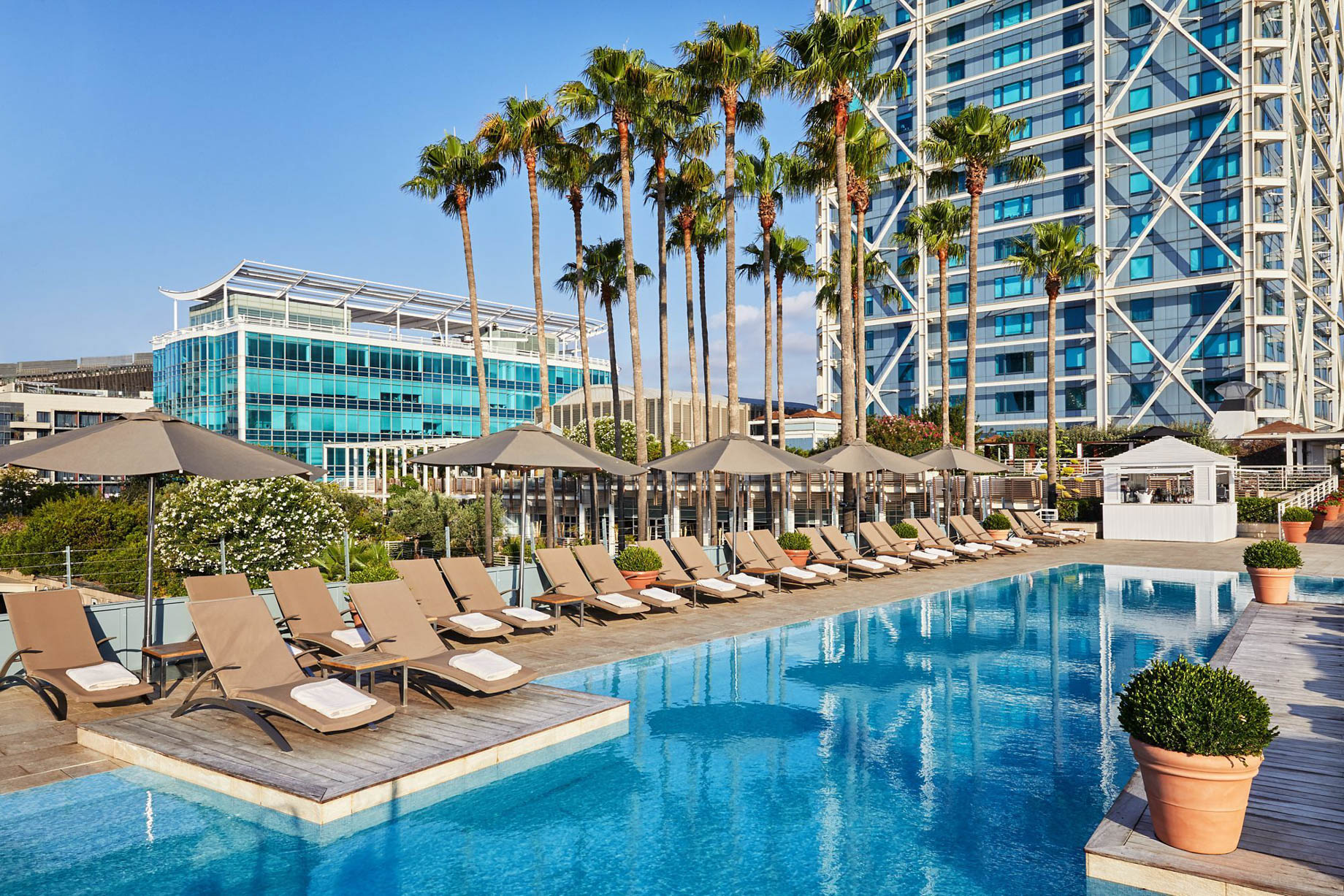 Hotel Arts Barcelona Ritz-Carlton – Barcelona, Spain – Exterior Pool View