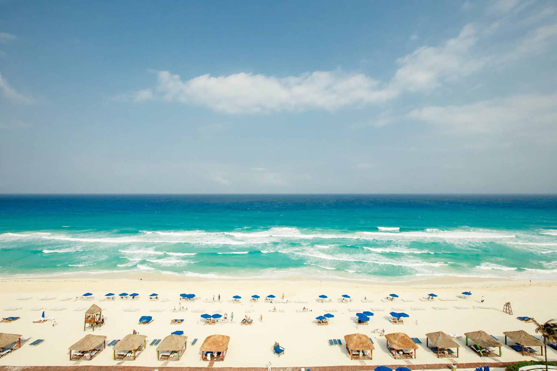 The Ritz-Carlton, Cancun Resort – Cancun, Mexico – Beach and Ocean View Aerial